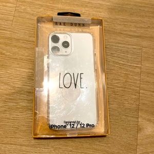 RAE DUNN Hard Shell Clear Case 🎁🤶🎄1 HOUR SALE🎄🤶🎄